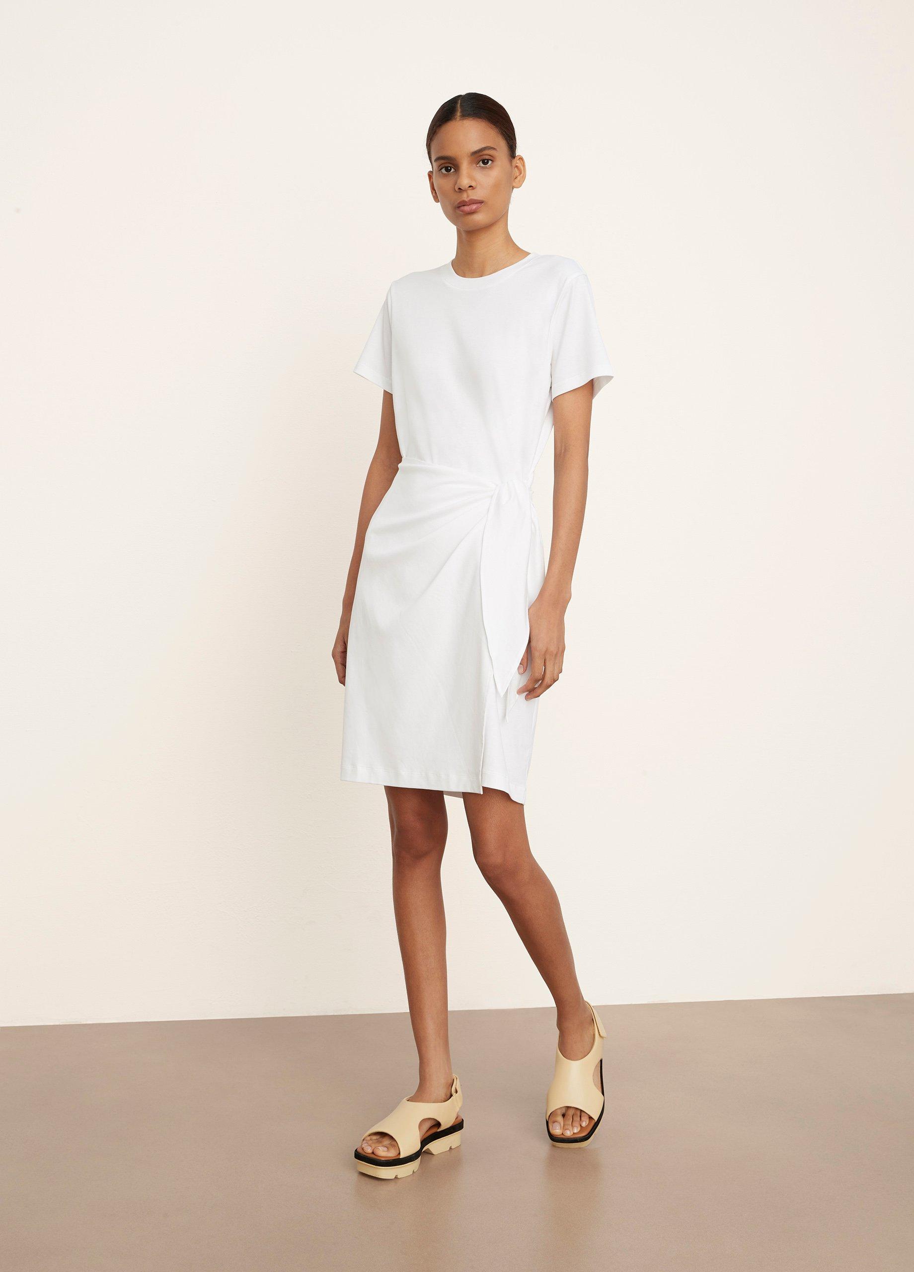 Short Sleeve Tie-Waist Dress image number 0