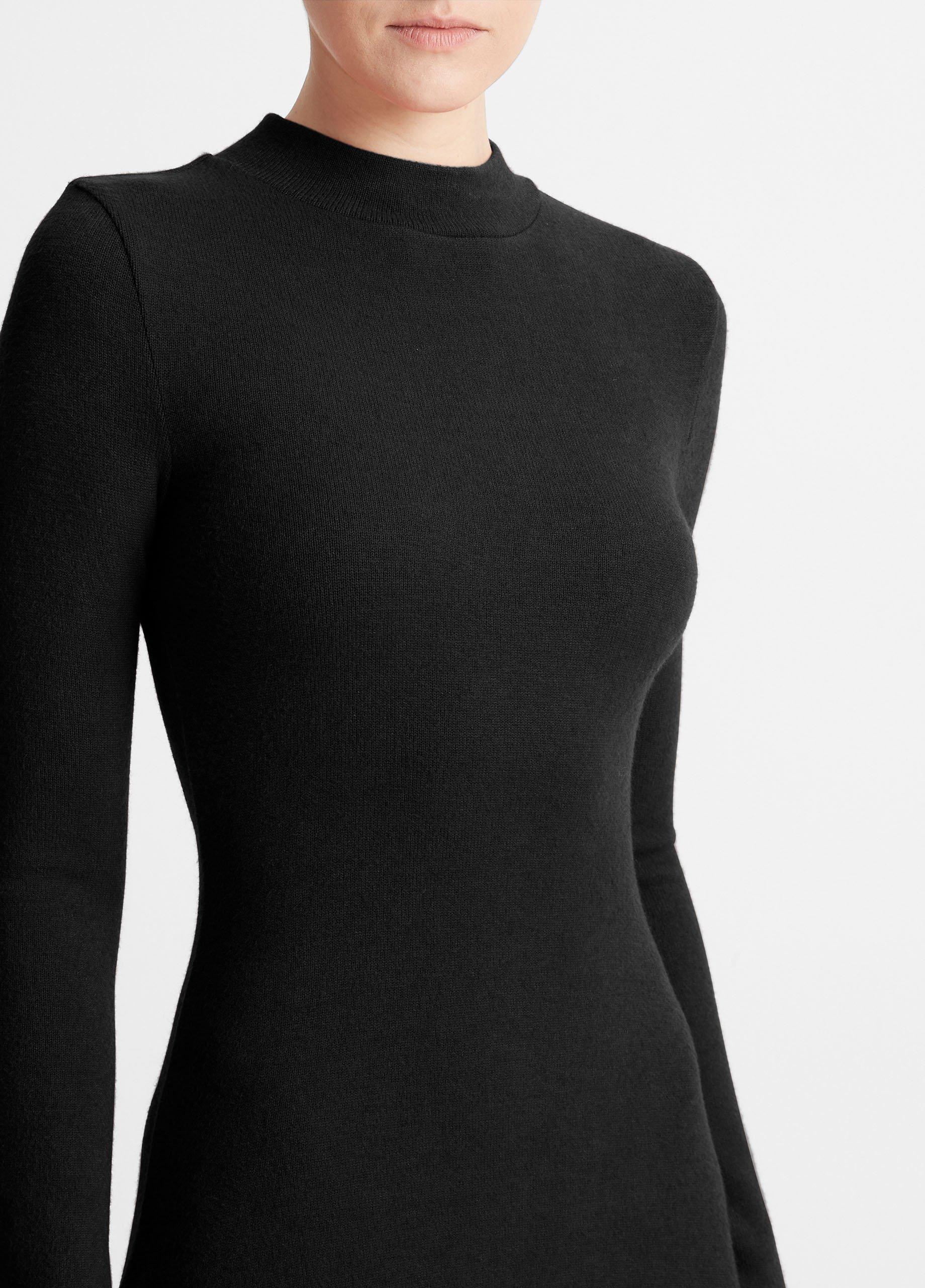 Long Sleeve Mock Neck Dress – marknunes