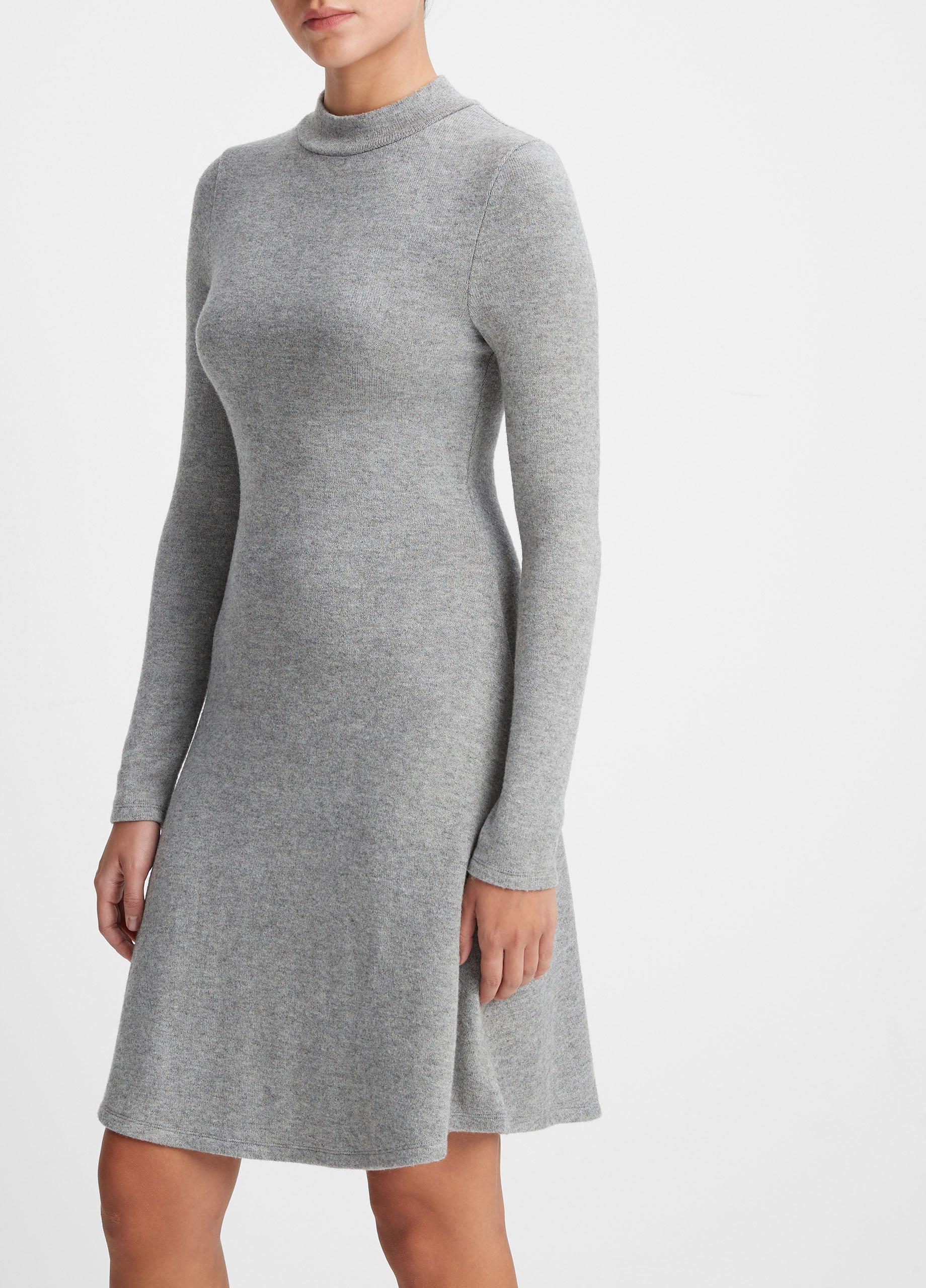 Long Sleeve Mock Neck Dress – marknunes