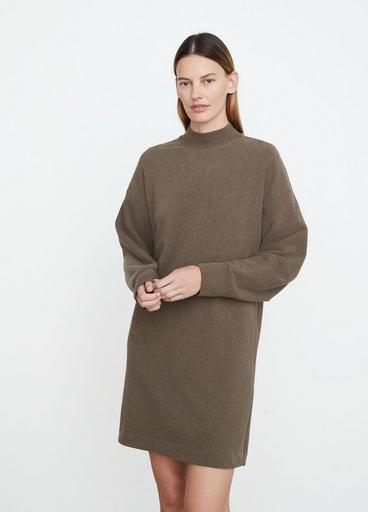 French Terry Long Sleeve Sweatshirt Dress image number 1