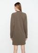 French Terry Long Sleeve Sweatshirt Dress image number 3