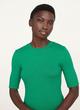 Ribbed Elbow Sleeve Crew Neck T-Shirt image number 1