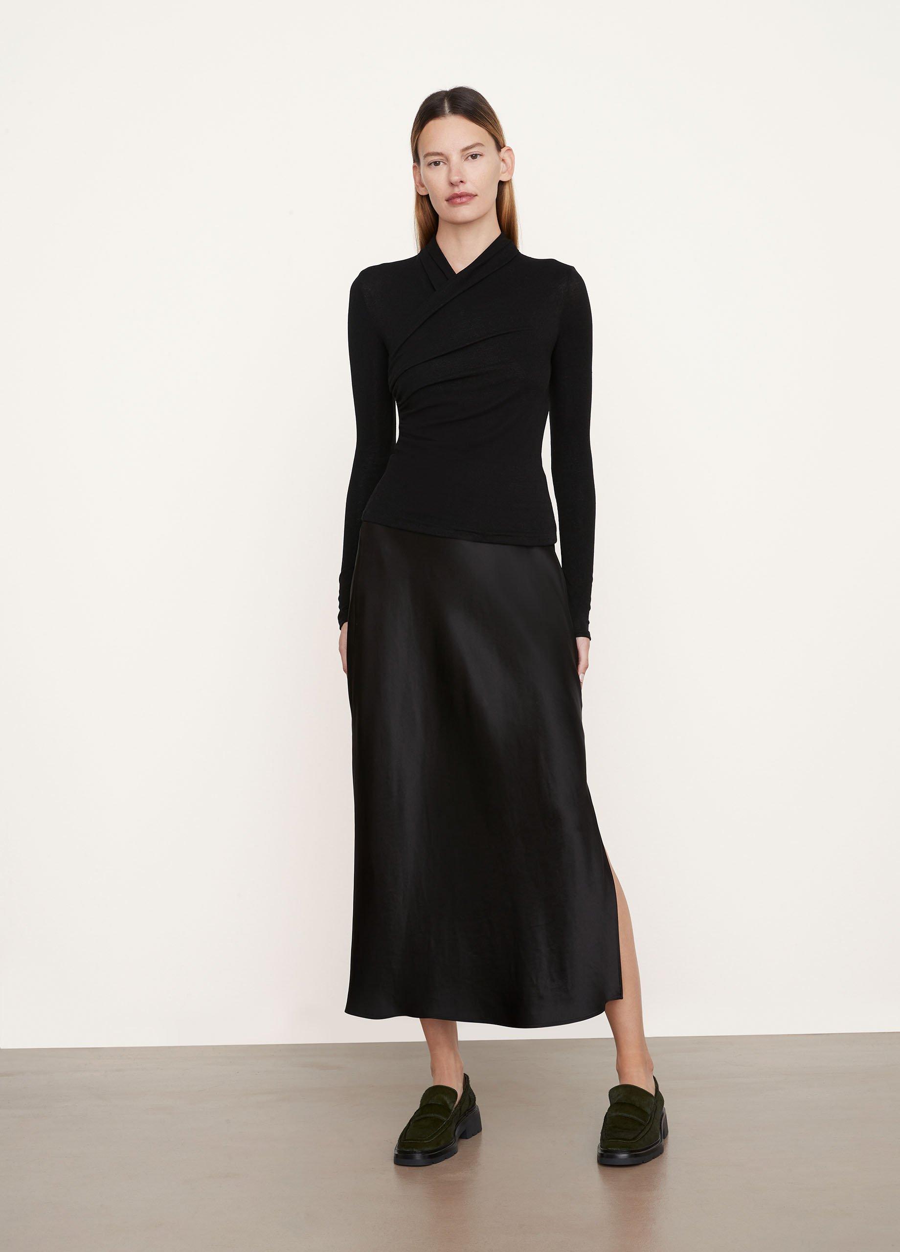 Fixed Wrap Long-Sleeve Top image number 0