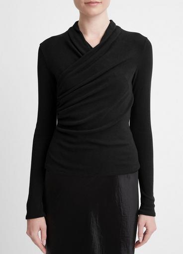 Fixed Wrap Long-Sleeve Top image number 0