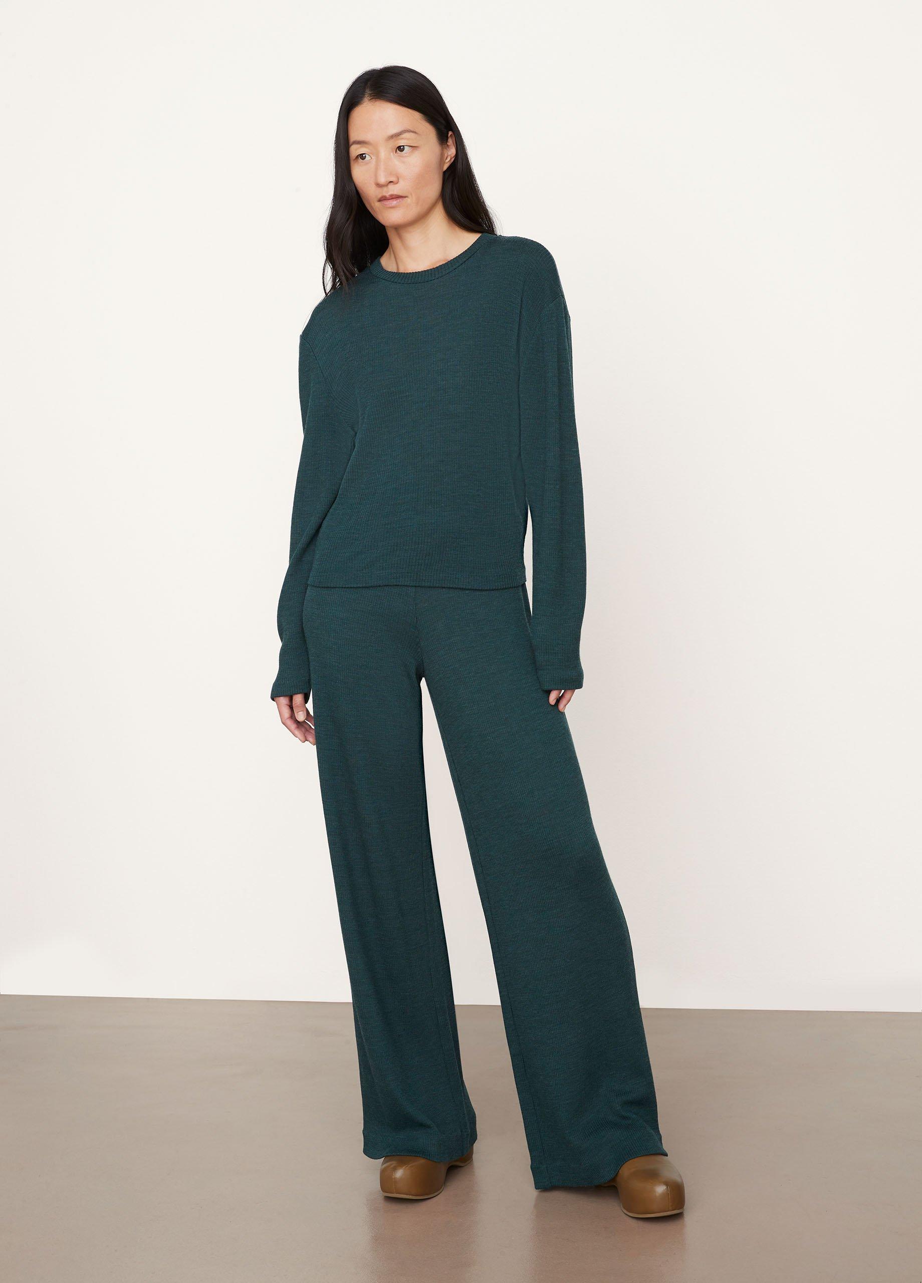 Ribbed Wide Sleeve Nipped-Waist Top image number 0