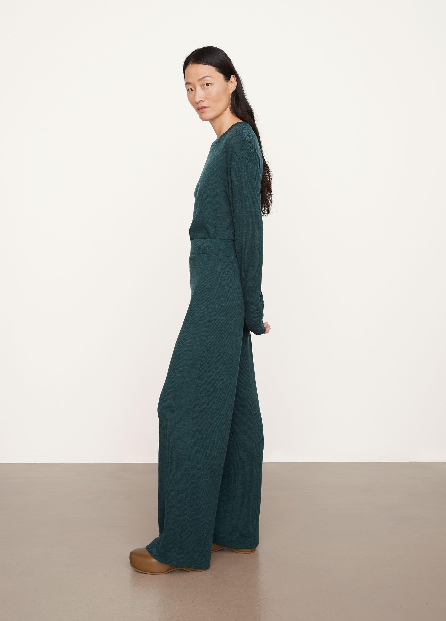 Ribbed Wide Leg Pant image number 2