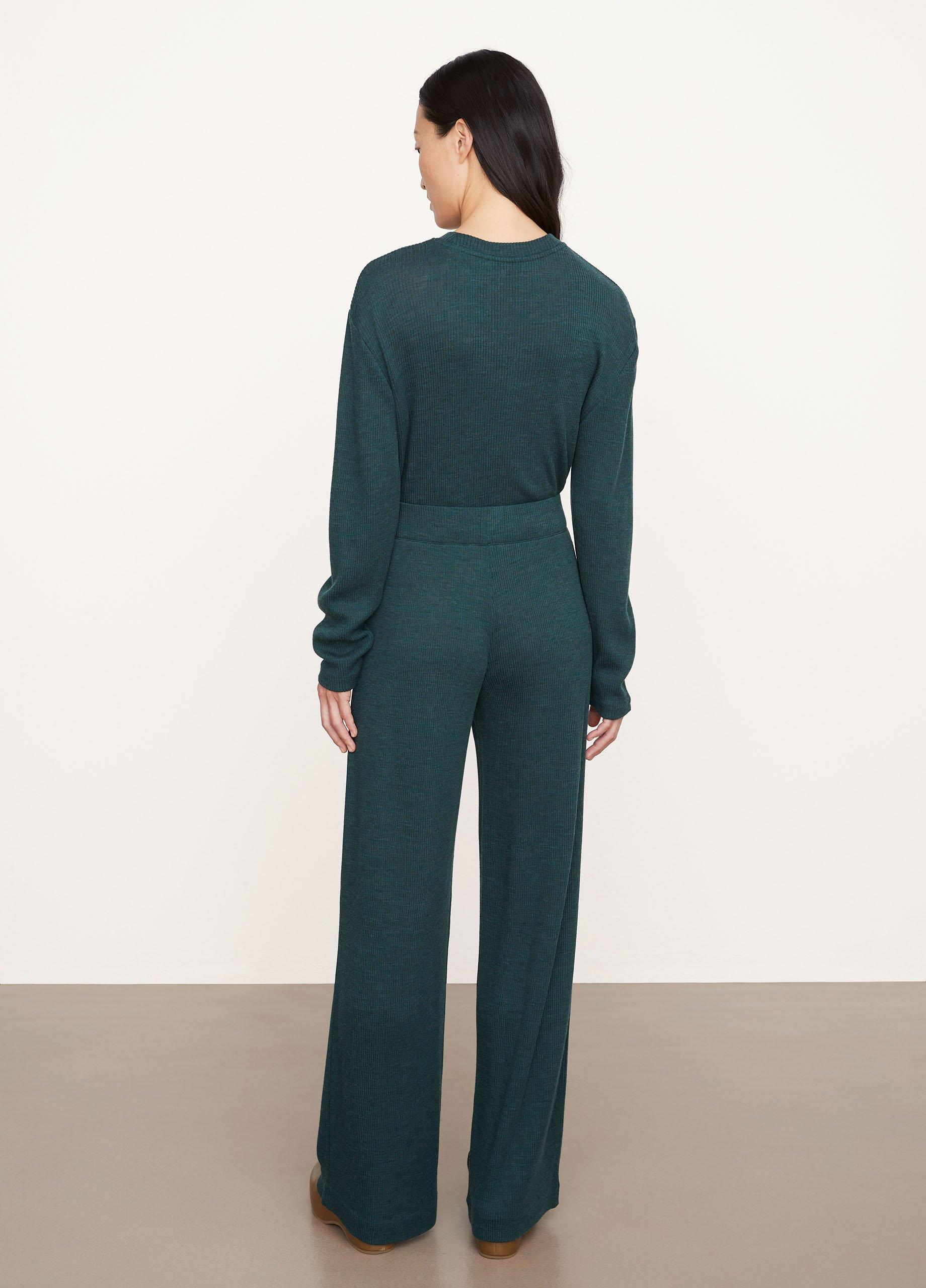 Ribbed Wide Leg Pant image number 3