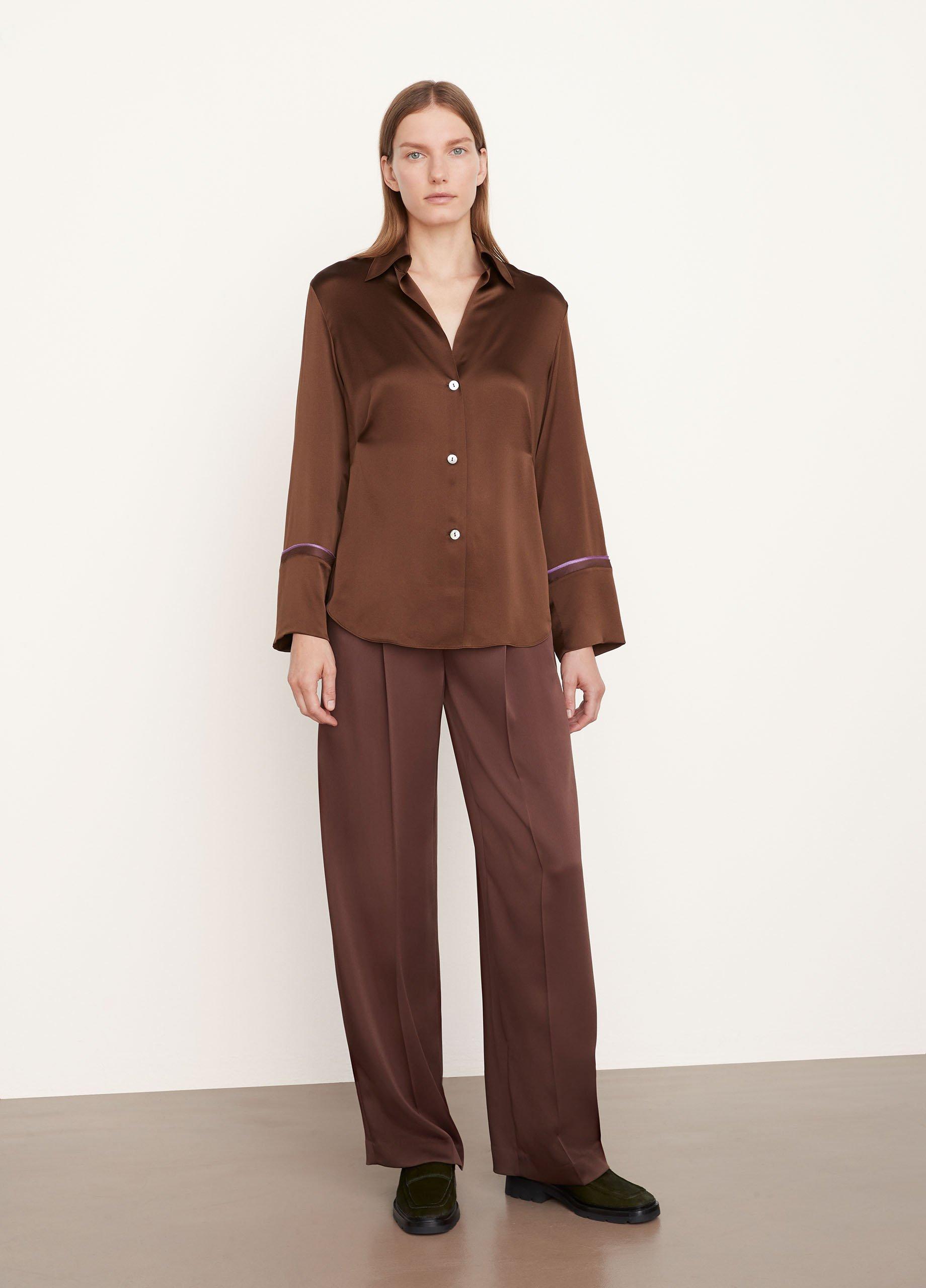 Tipping Shaped Long Sleeve Blouse image number 0