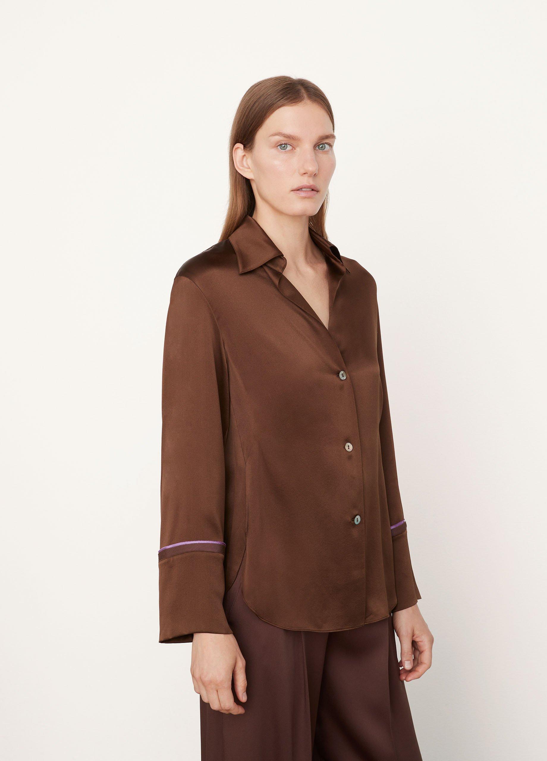 Tipping Shaped Long Sleeve Blouse image number 2