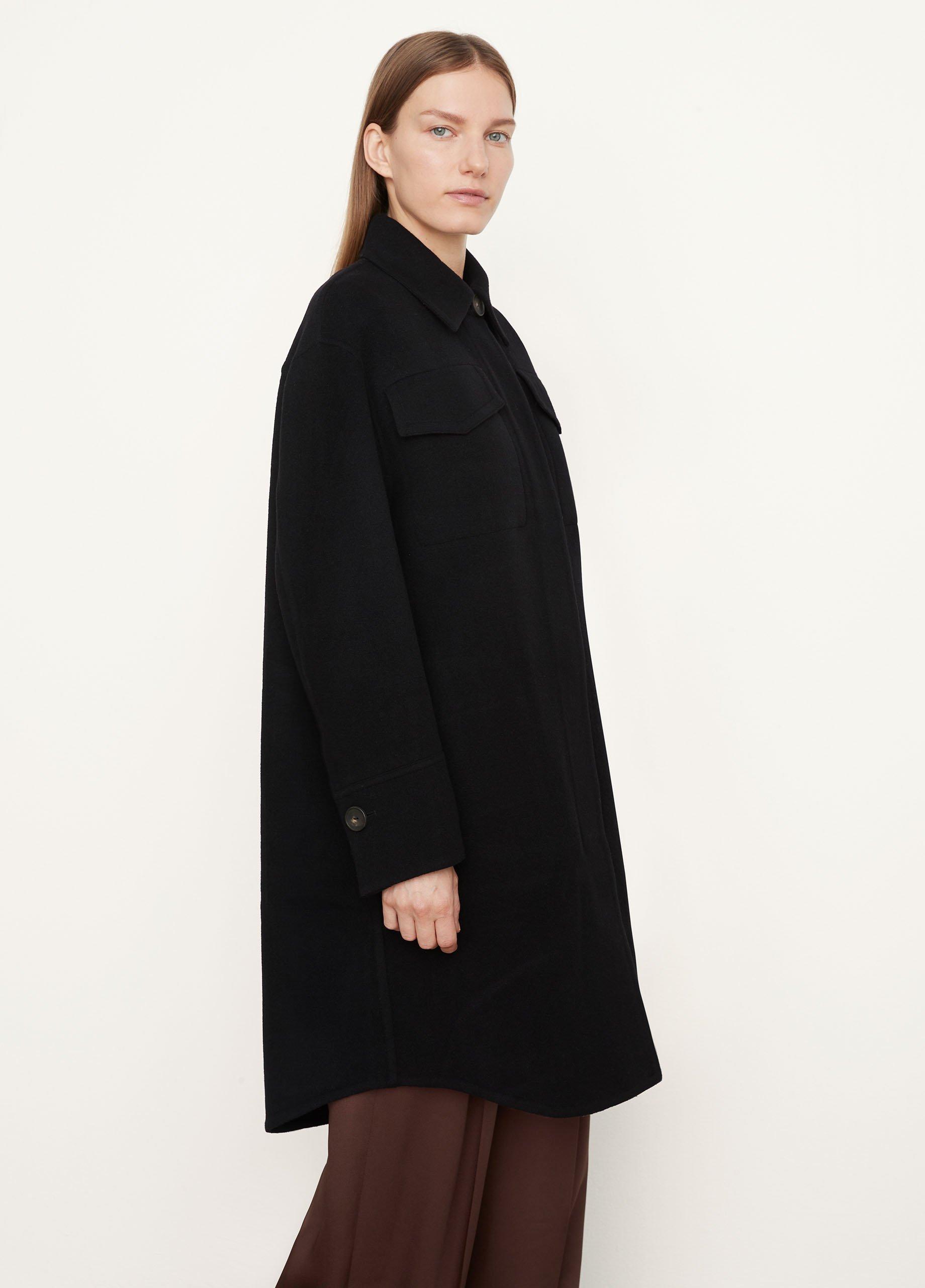 Brushed Wool Shirt Coat image number 2