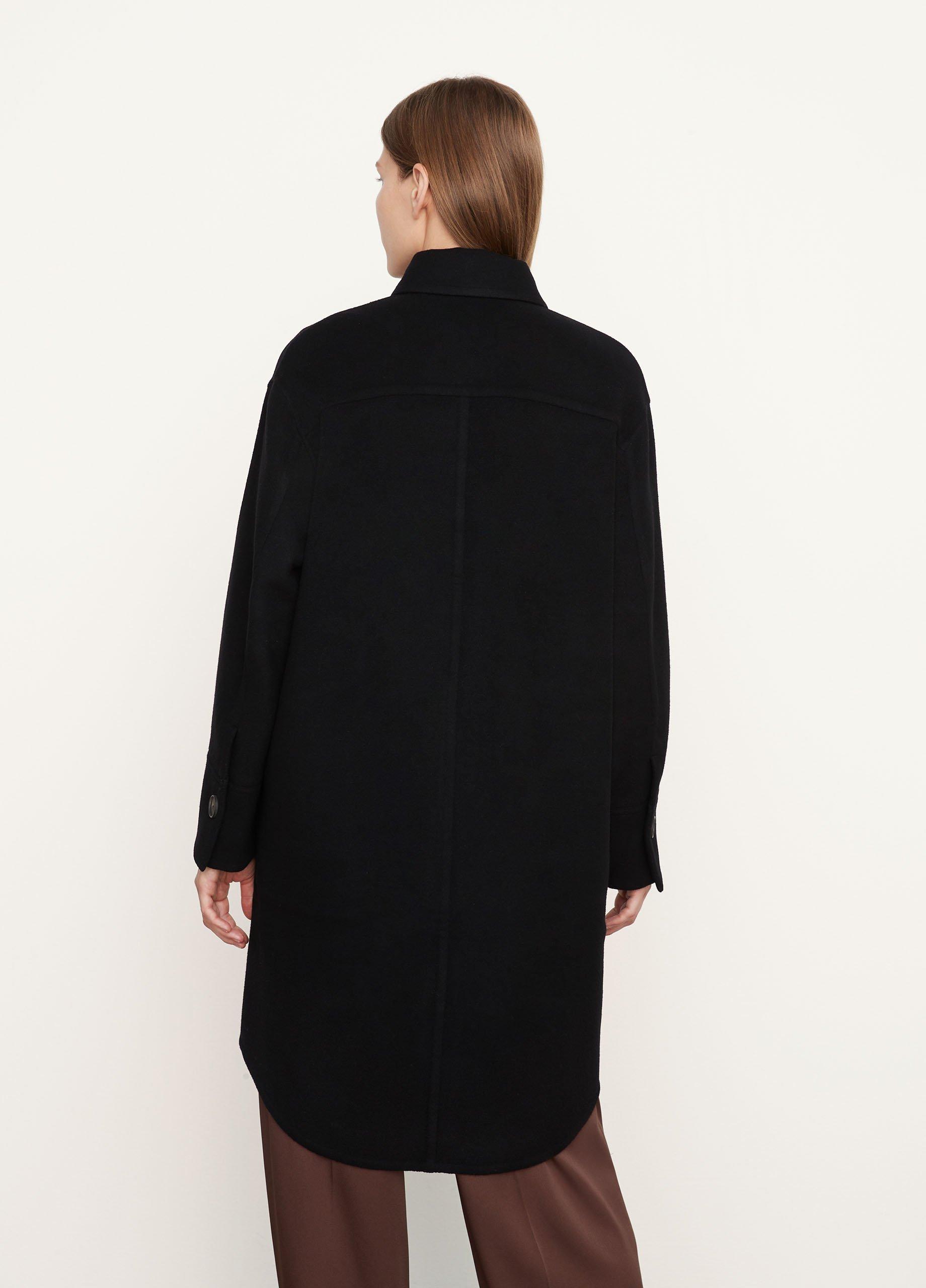 Brushed Wool Shirt Coat image number 3