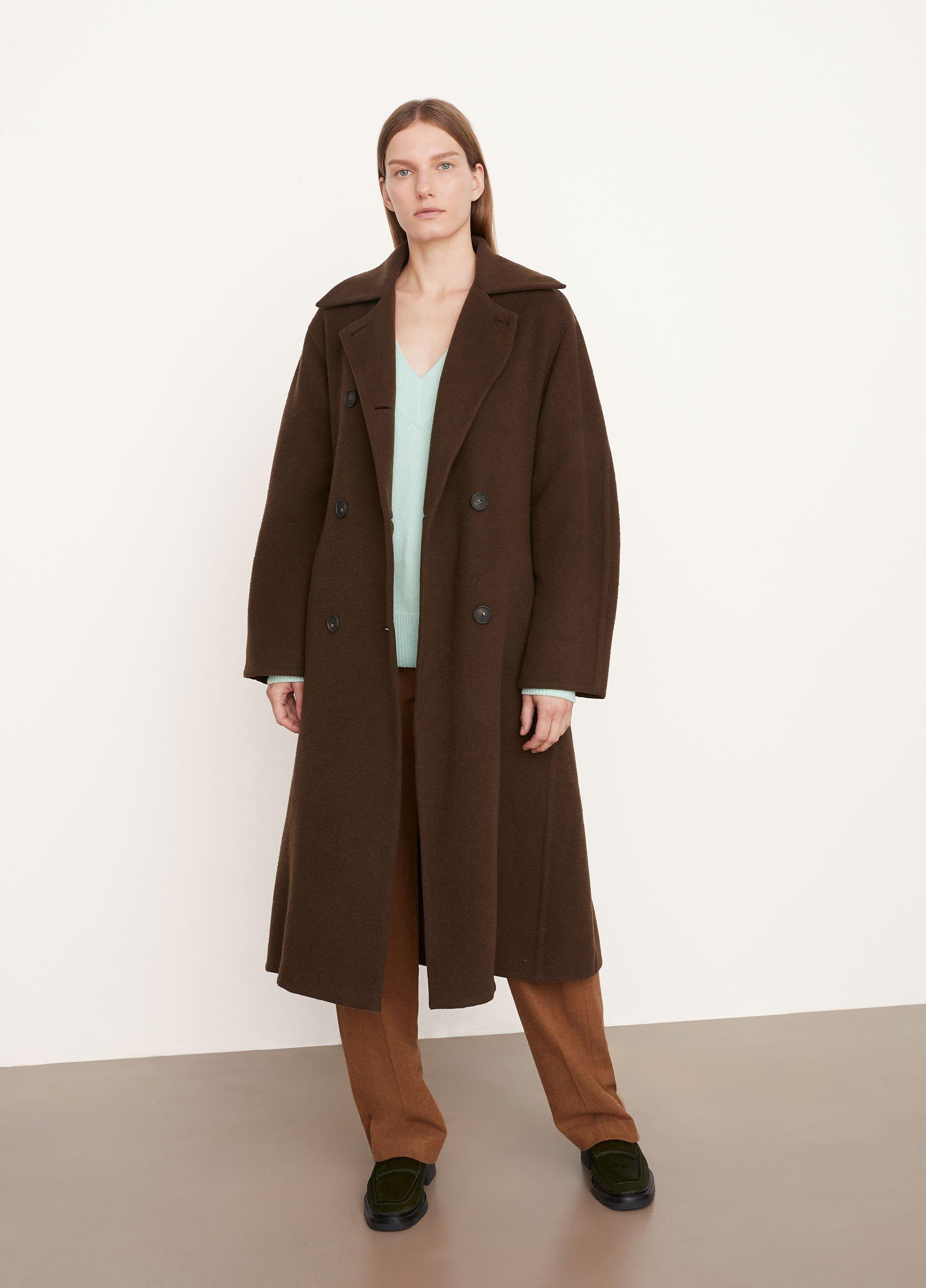 Brushed Wool Long Coat image number 0