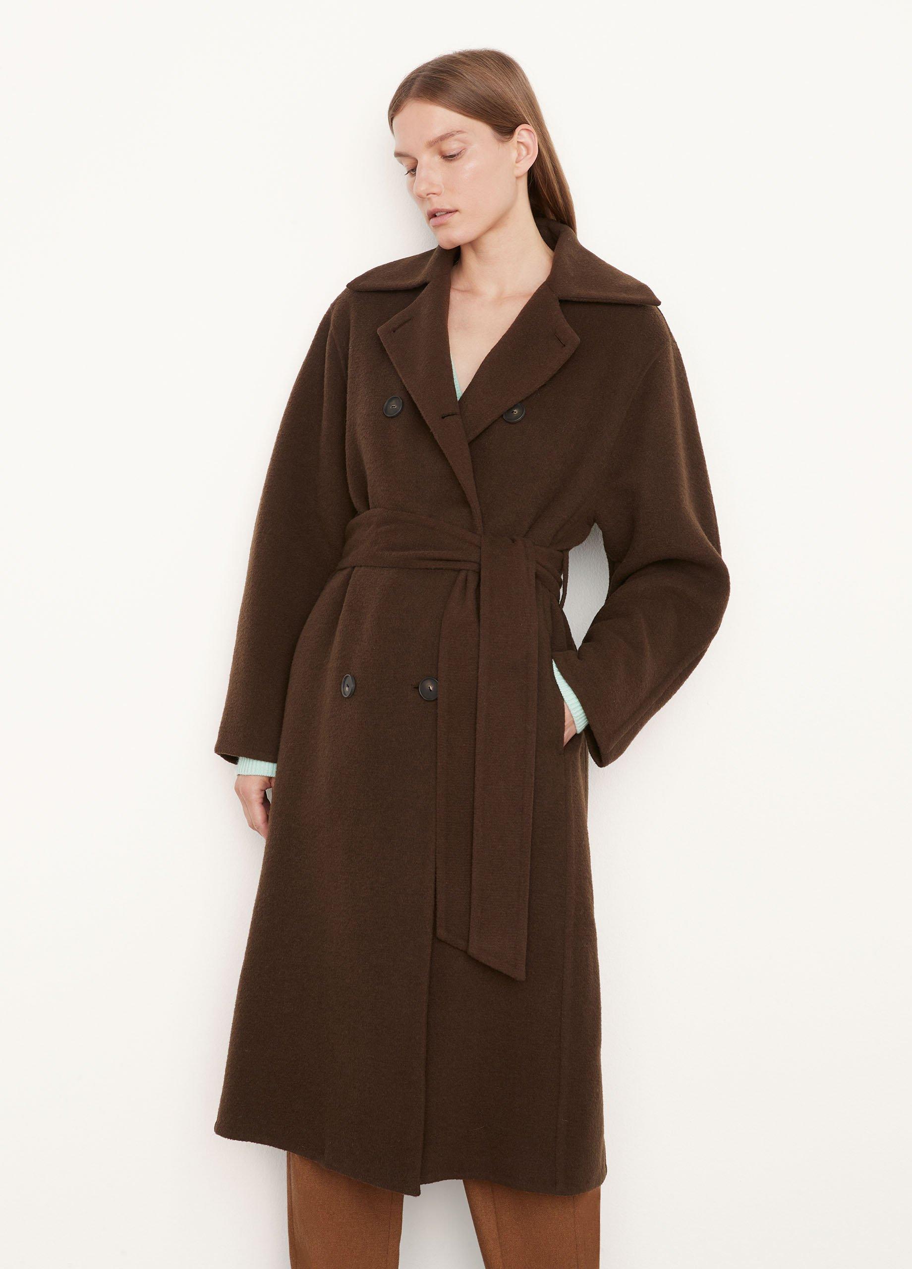 Brushed Wool Long Coat image number 1