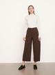 Double Wool Cropped Wide-Leg Pant image number 0