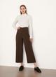 Double Wool Cropped Wide Leg Pant image number 1