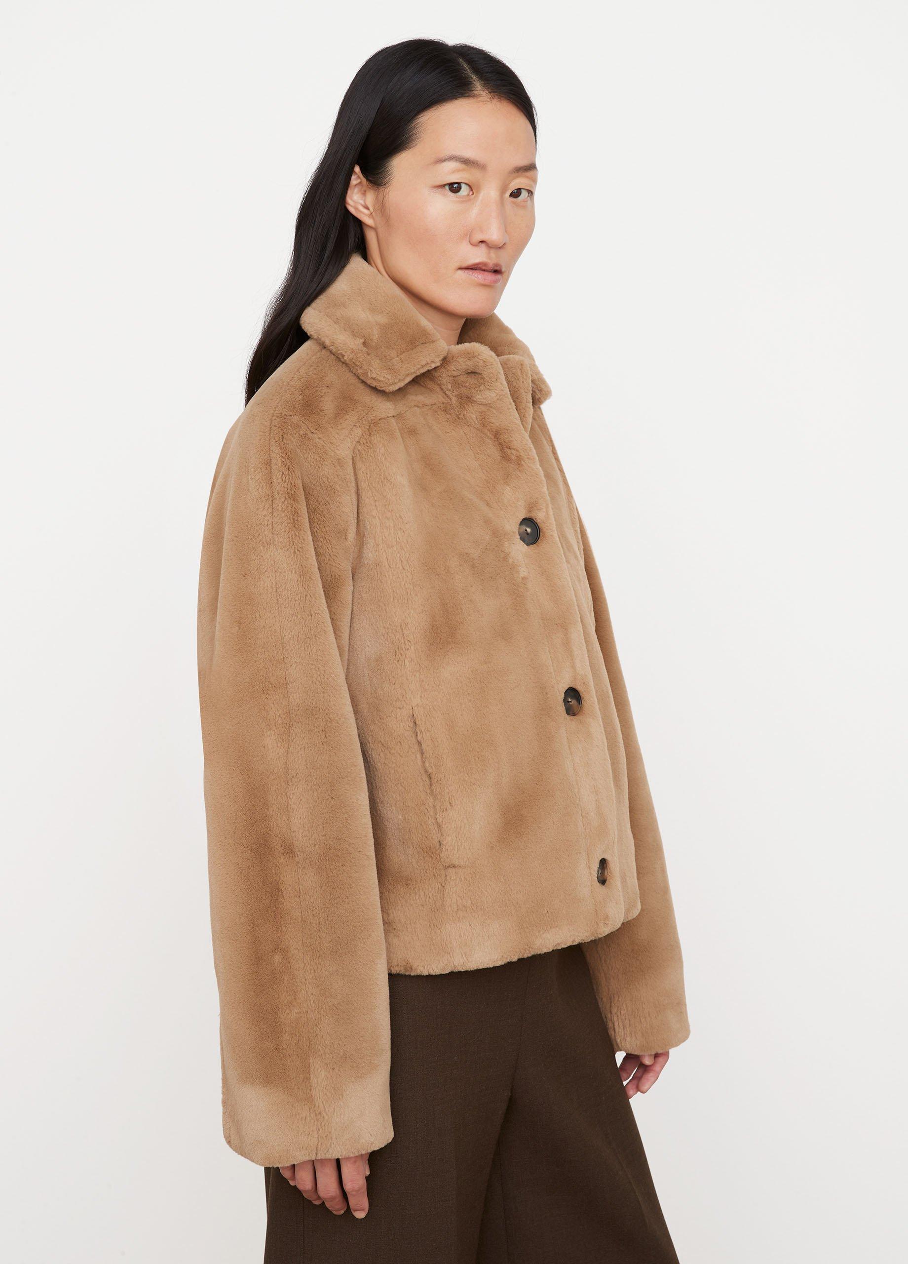 Faux-Fur Trucker Jacket image number 2