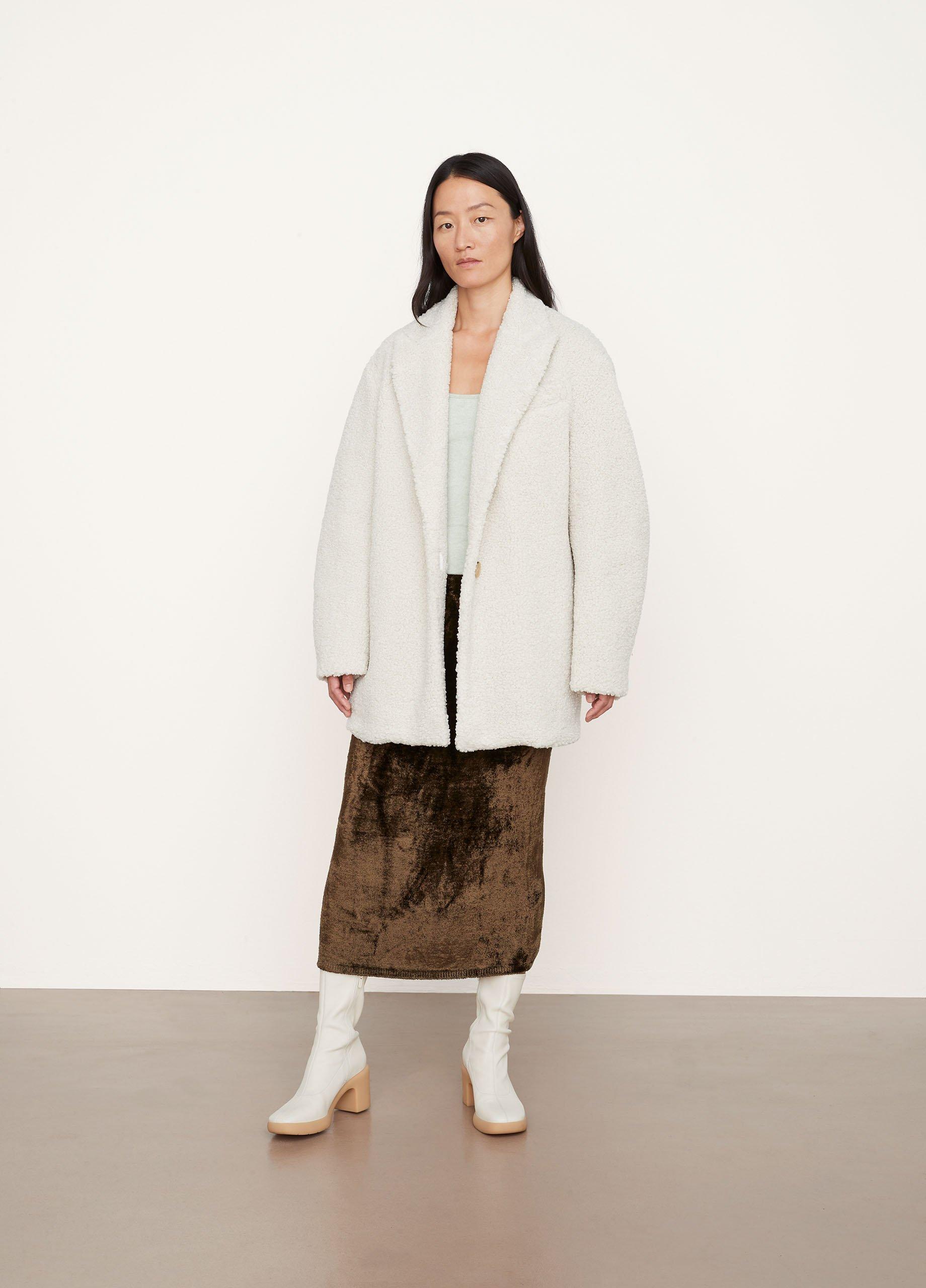 Faux-Fur Blazer Coat image number 0