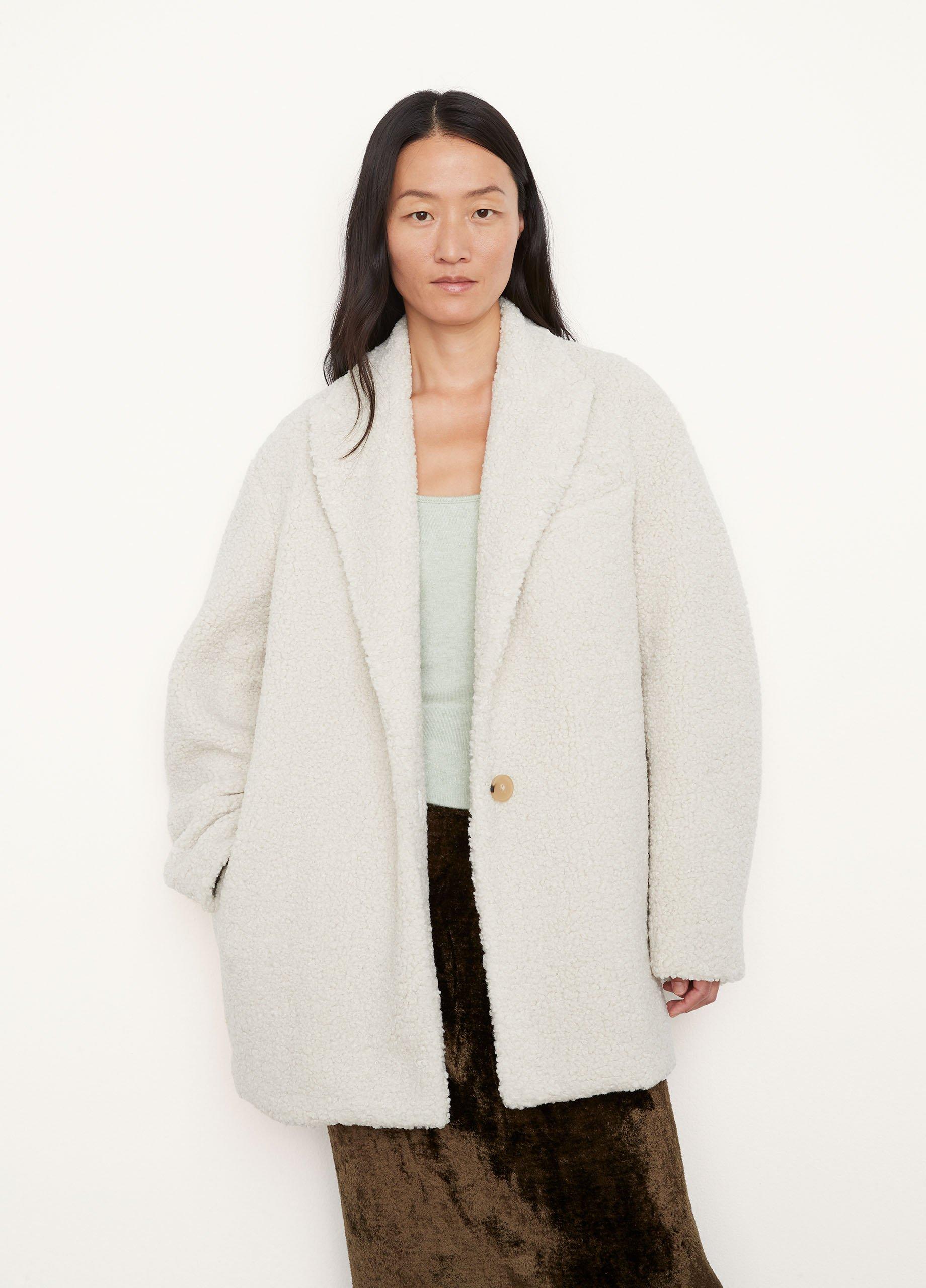 Vince - Faux-Fur Blazer Coat