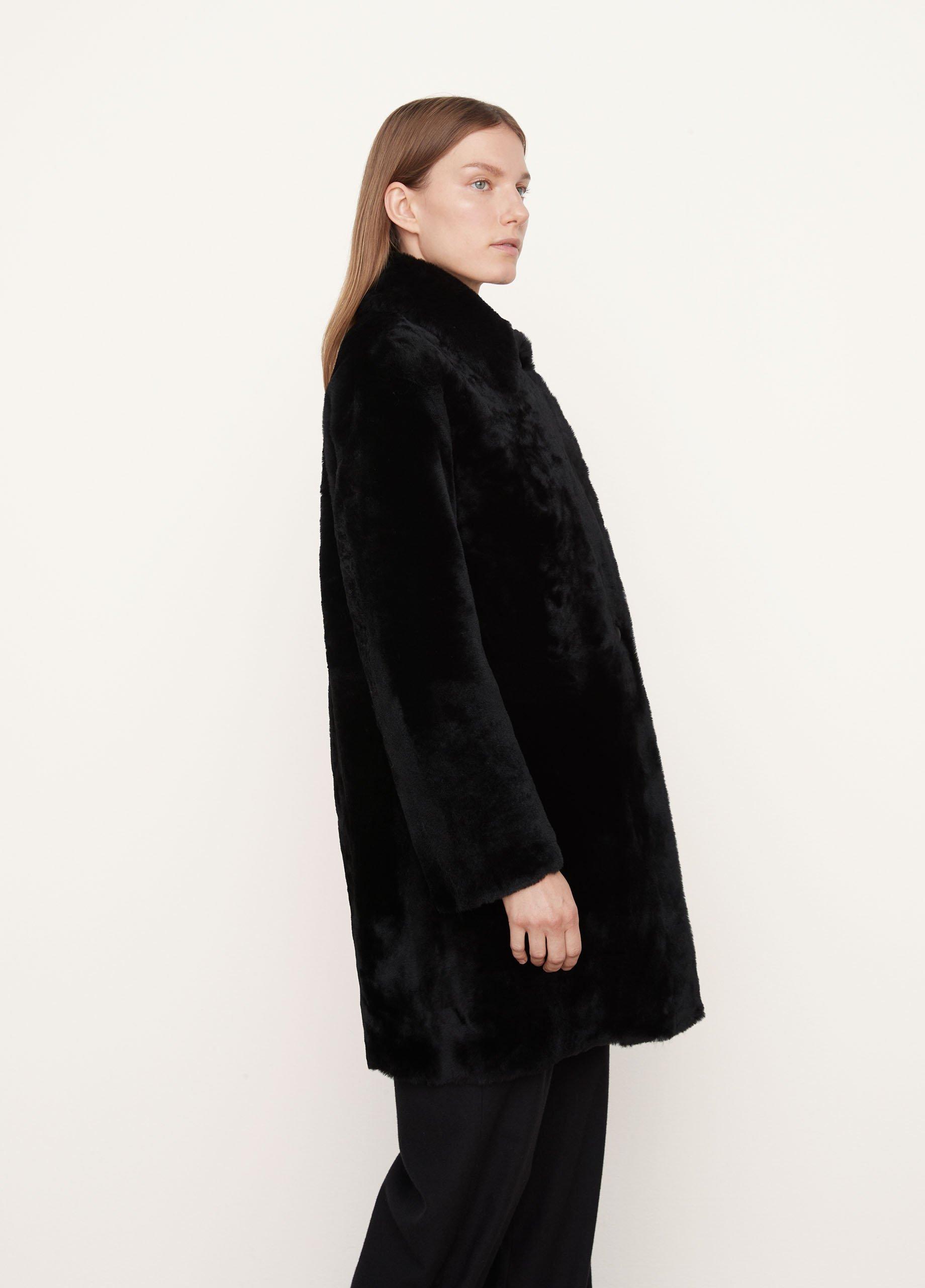 Shearling Coat in Vince Products Women | Vince