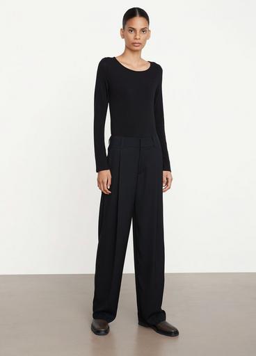 Drapey Wide-Leg Pant in Vince Products Women | Vince