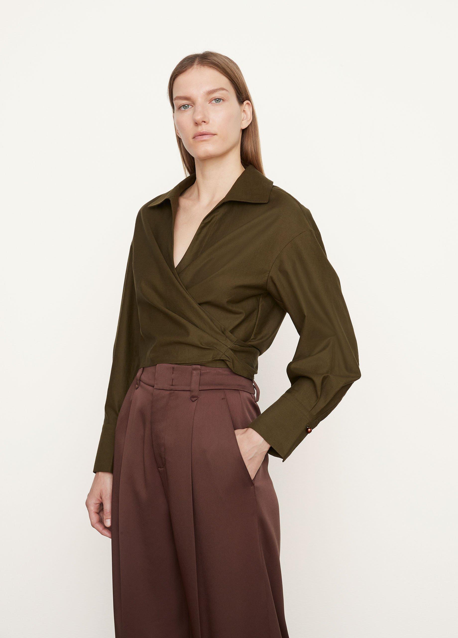 Tie-Back Long Sleeve Shirt image number 1