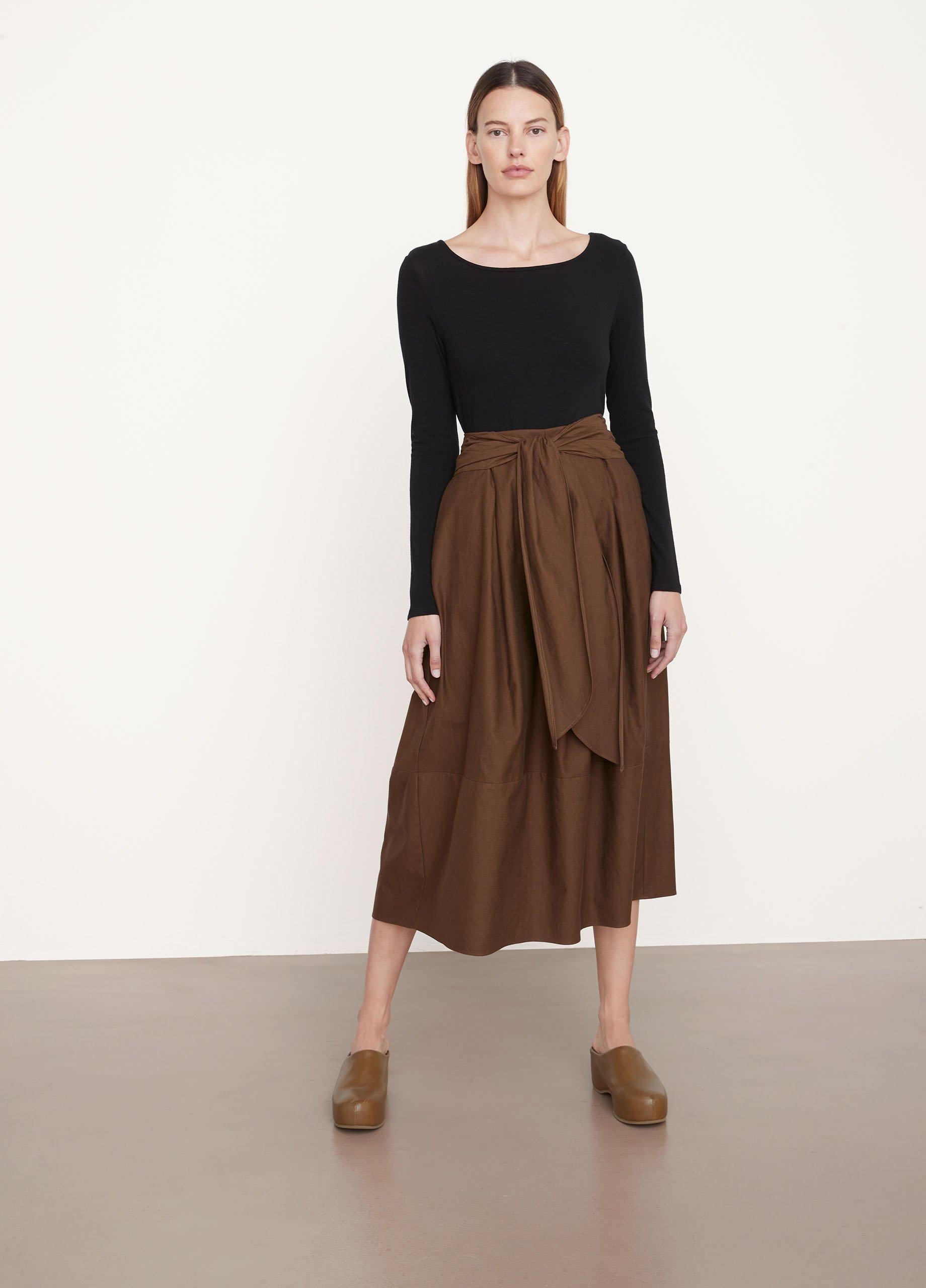 Tie-Front Skirt image number 0