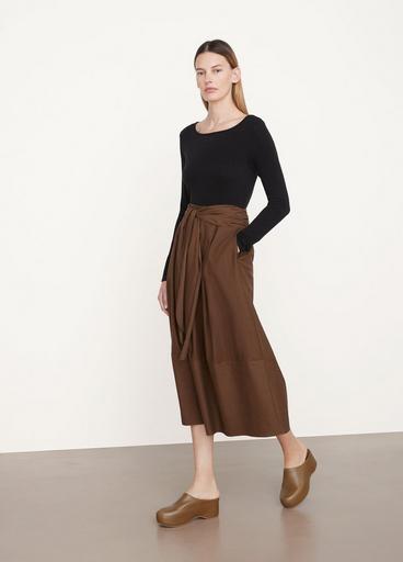Tie-Front Skirt image number 1