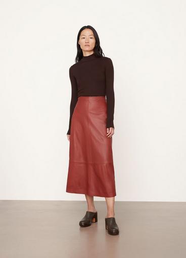Leather Straight Skirt image number 0