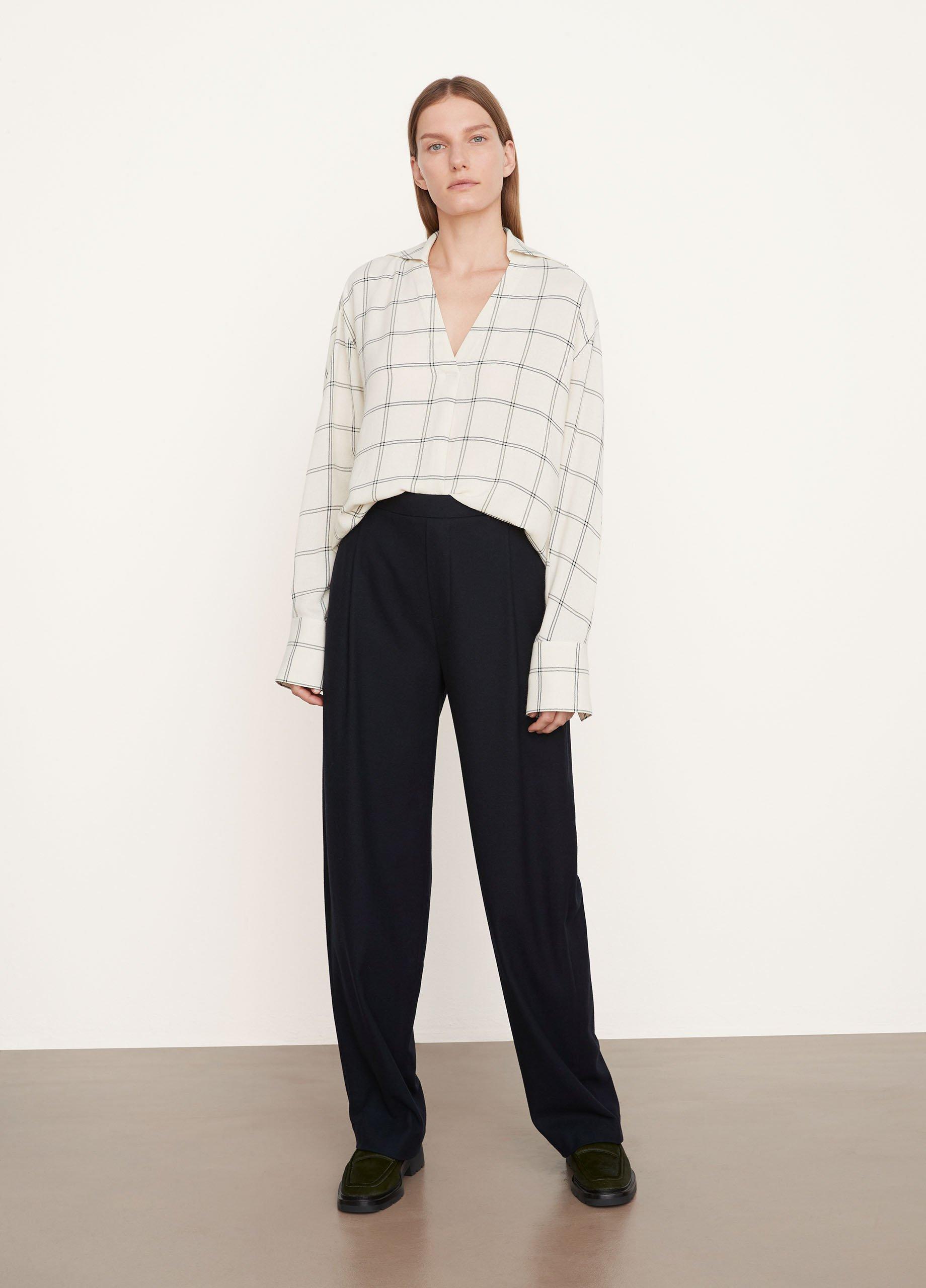 Long Sleeve V-Neck Blouse image number 0