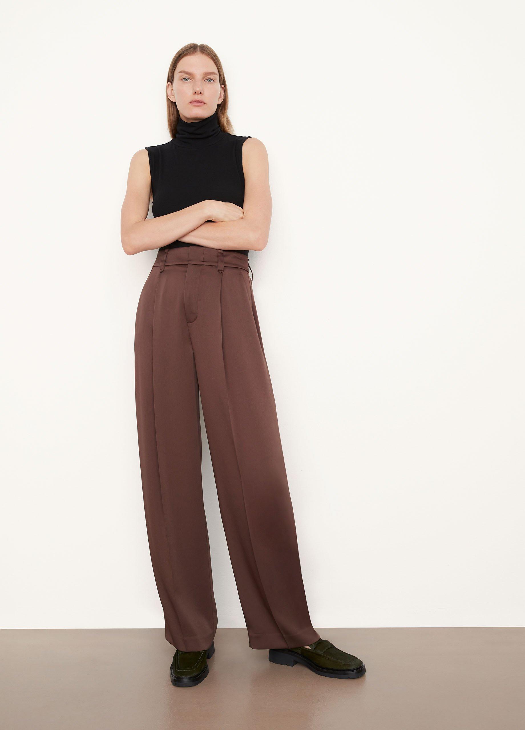 Satin Wide-Leg Pant image number 1