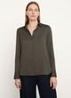 Stretch Silk Slim-Fitted Blouse image number 1