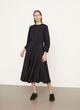 Micro-Pleated Boat Neck Dress image number 0