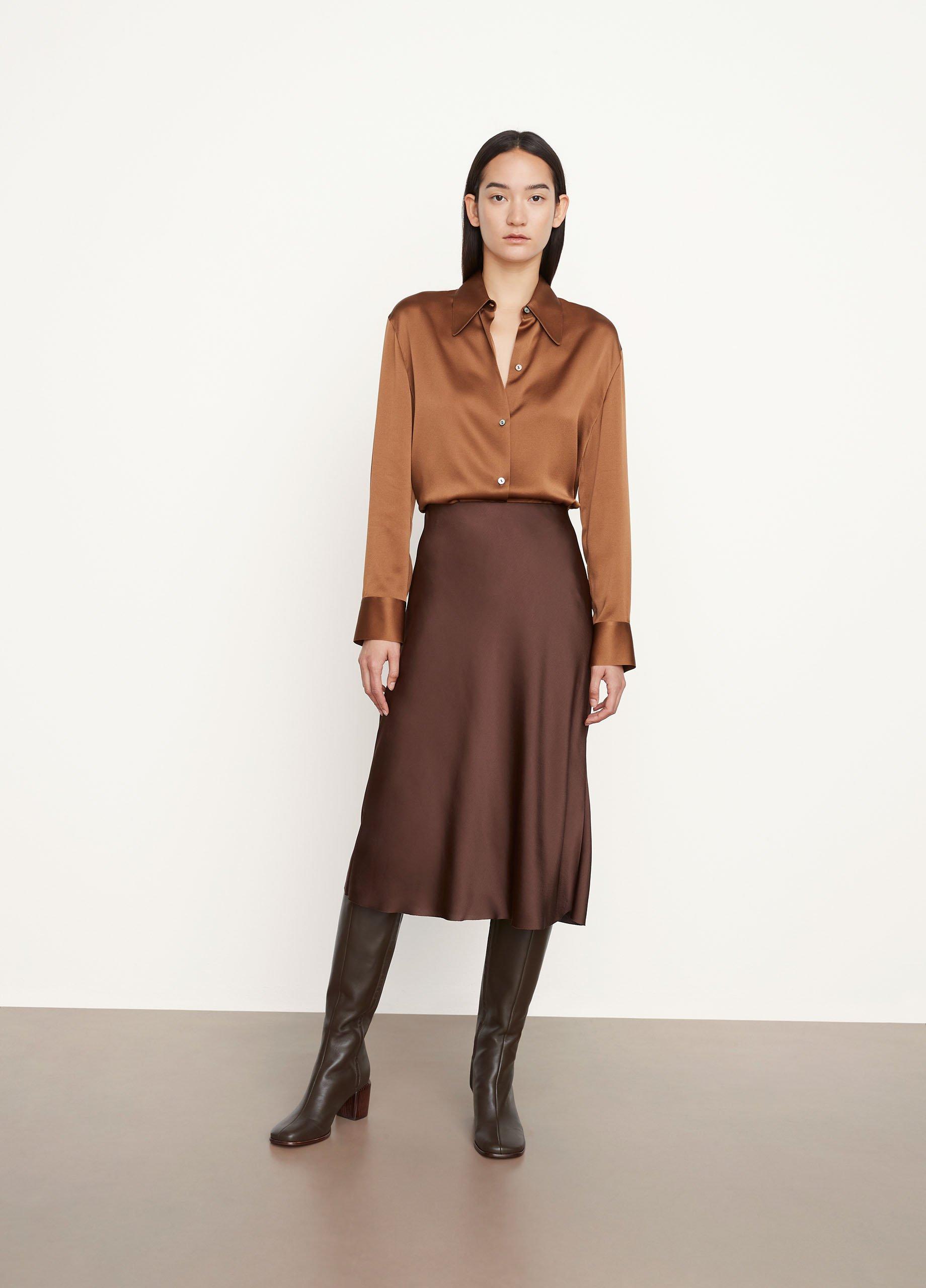 Satin Slip Skirt image number 0