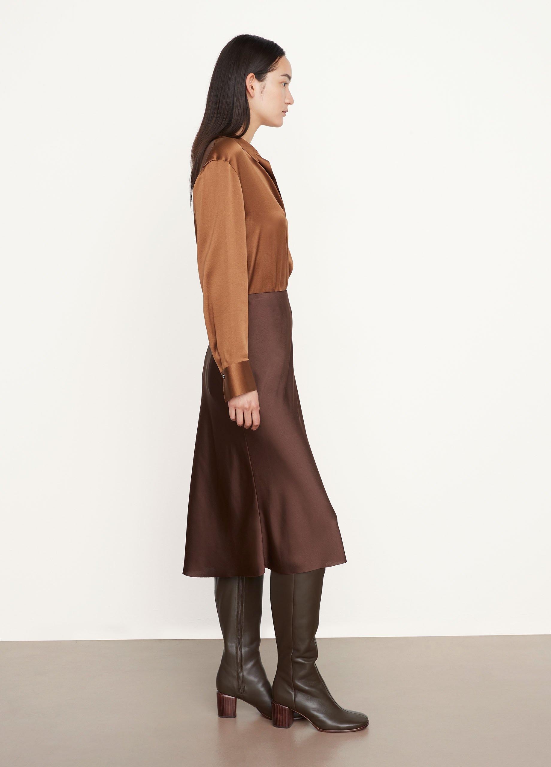 Satin Slip Skirt image number 1