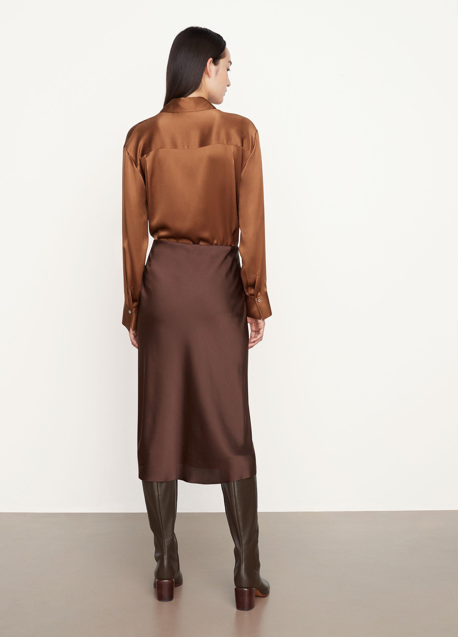 Satin Slip Skirt image number 3