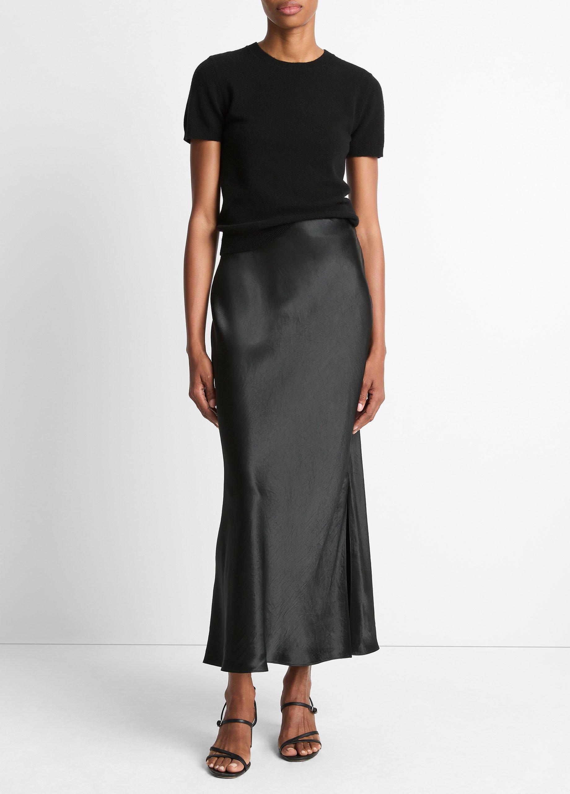 Side Slit Slip Skirt in Skirts | Vince