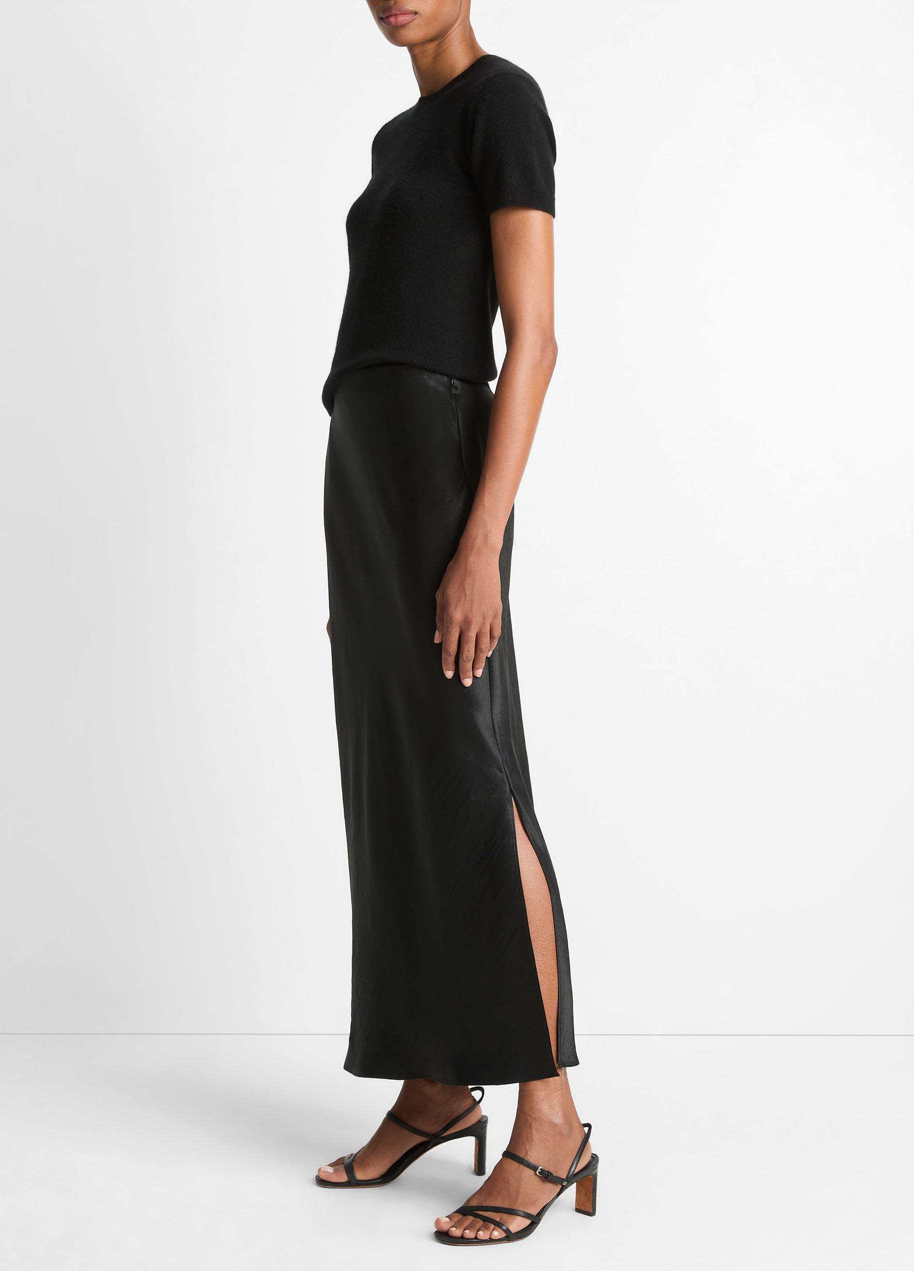 タグ付Herlipto Over Check Long Skirt butter タグ付Herlipto Over Check Long Skirt butter - スカート