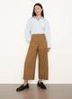 Cropped Wide-Leg Pull-On Pant image number 1
