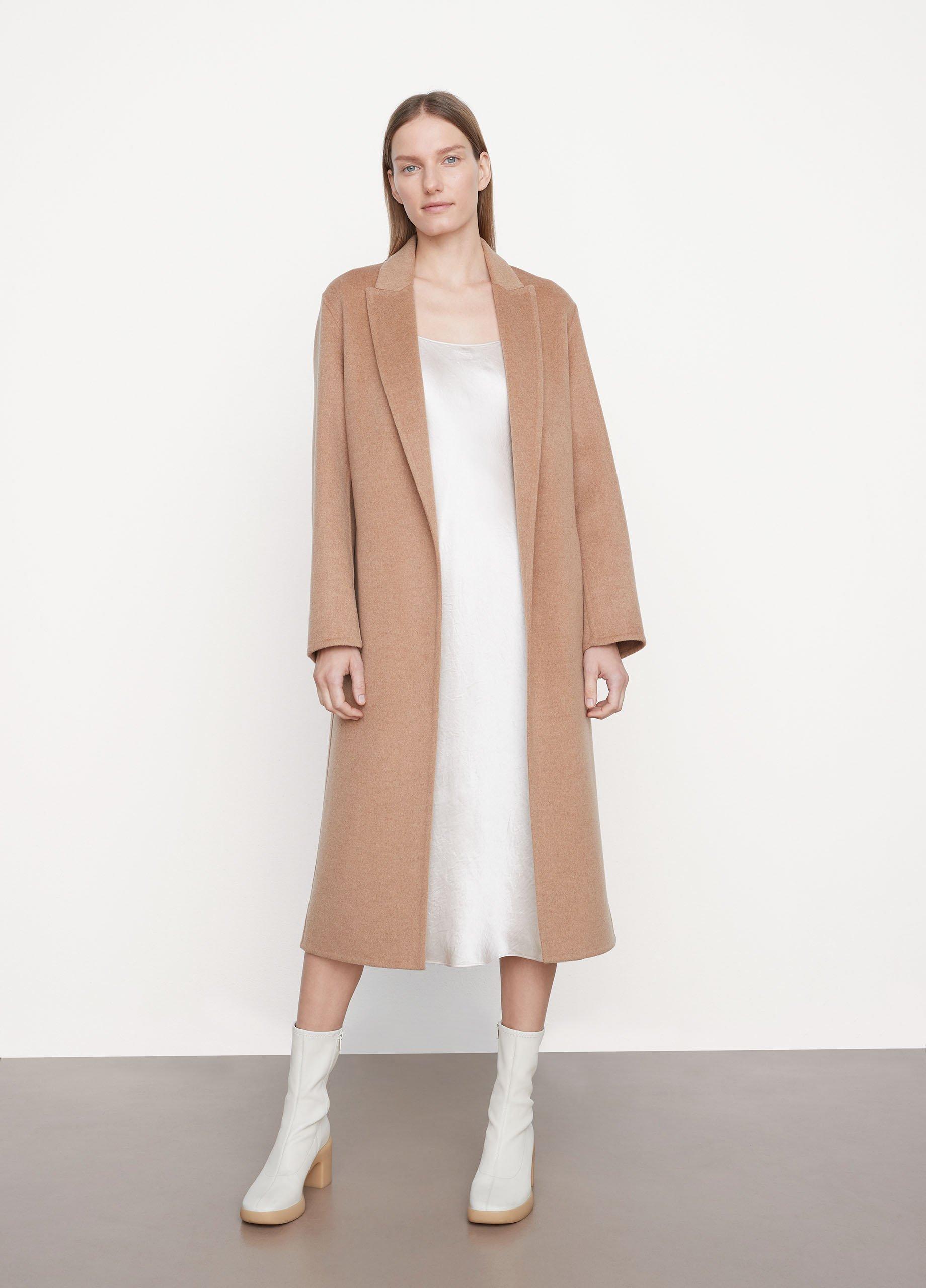 Long Classic Coat in Vince Products Women | Vince