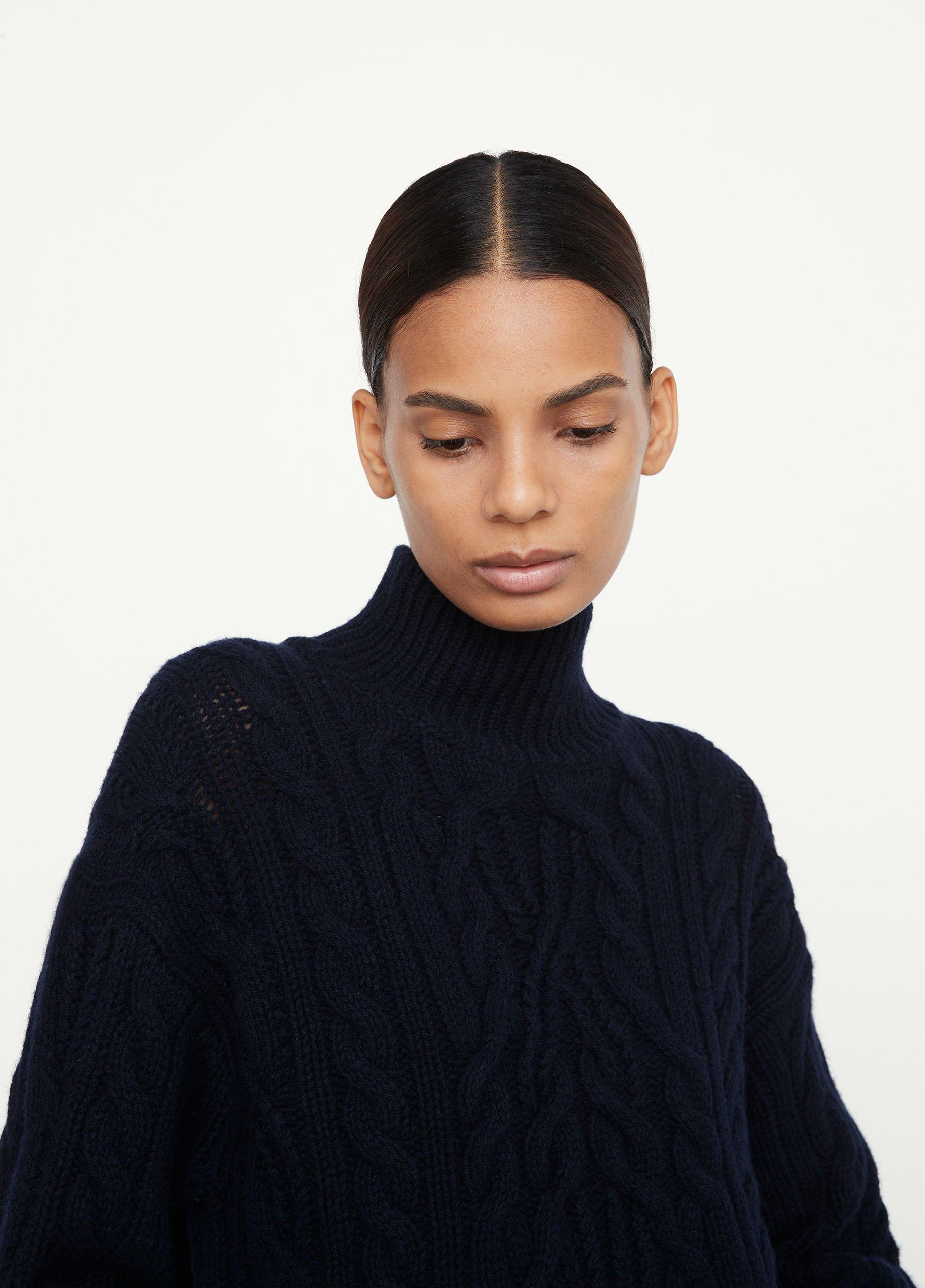 Vince cable knit sweater sale