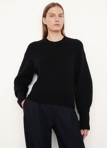 Wide-Sleeve Crew Neck Sweater image number 1