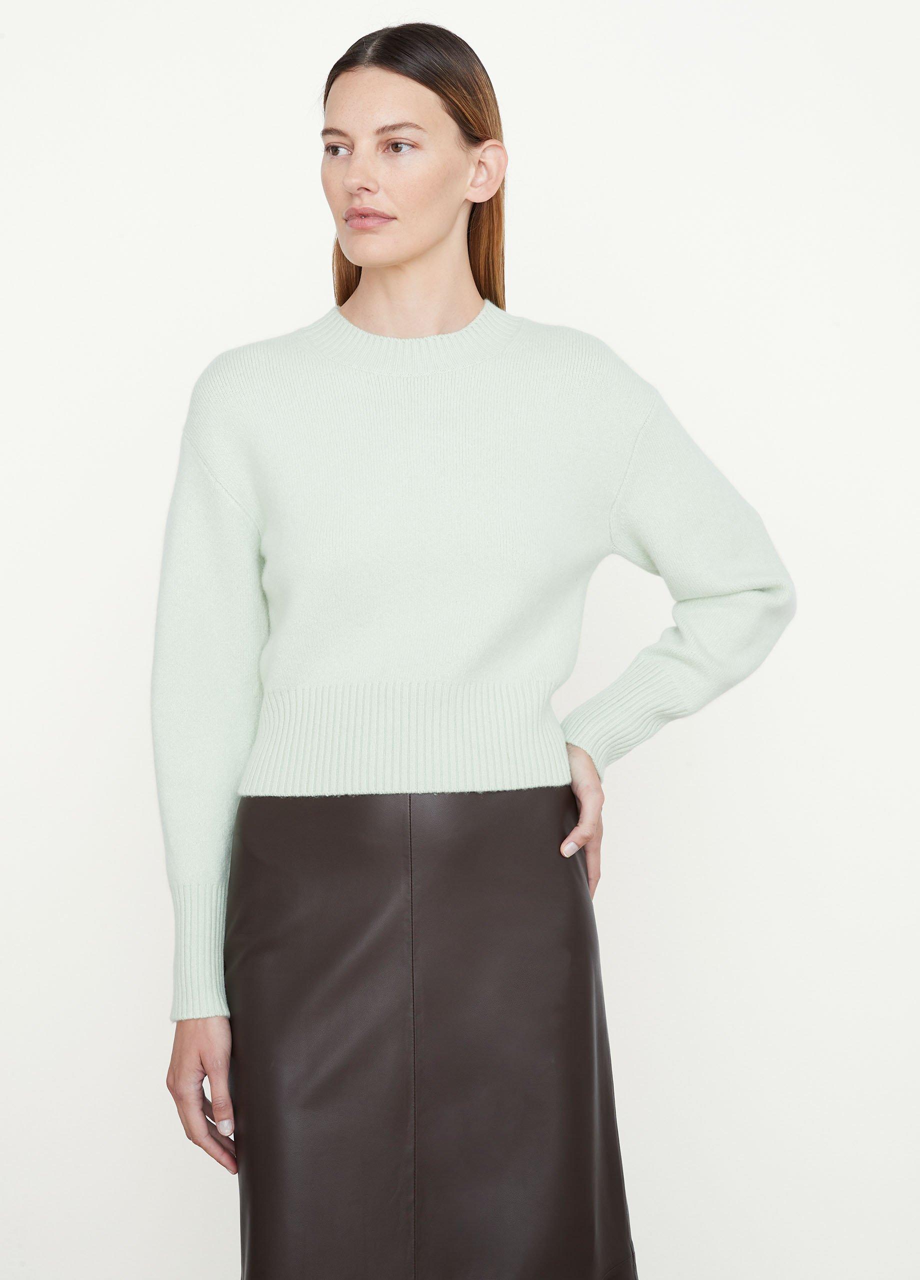 Wide-Sleeve Crew Neck Sweater in Vince Products Women | Vince