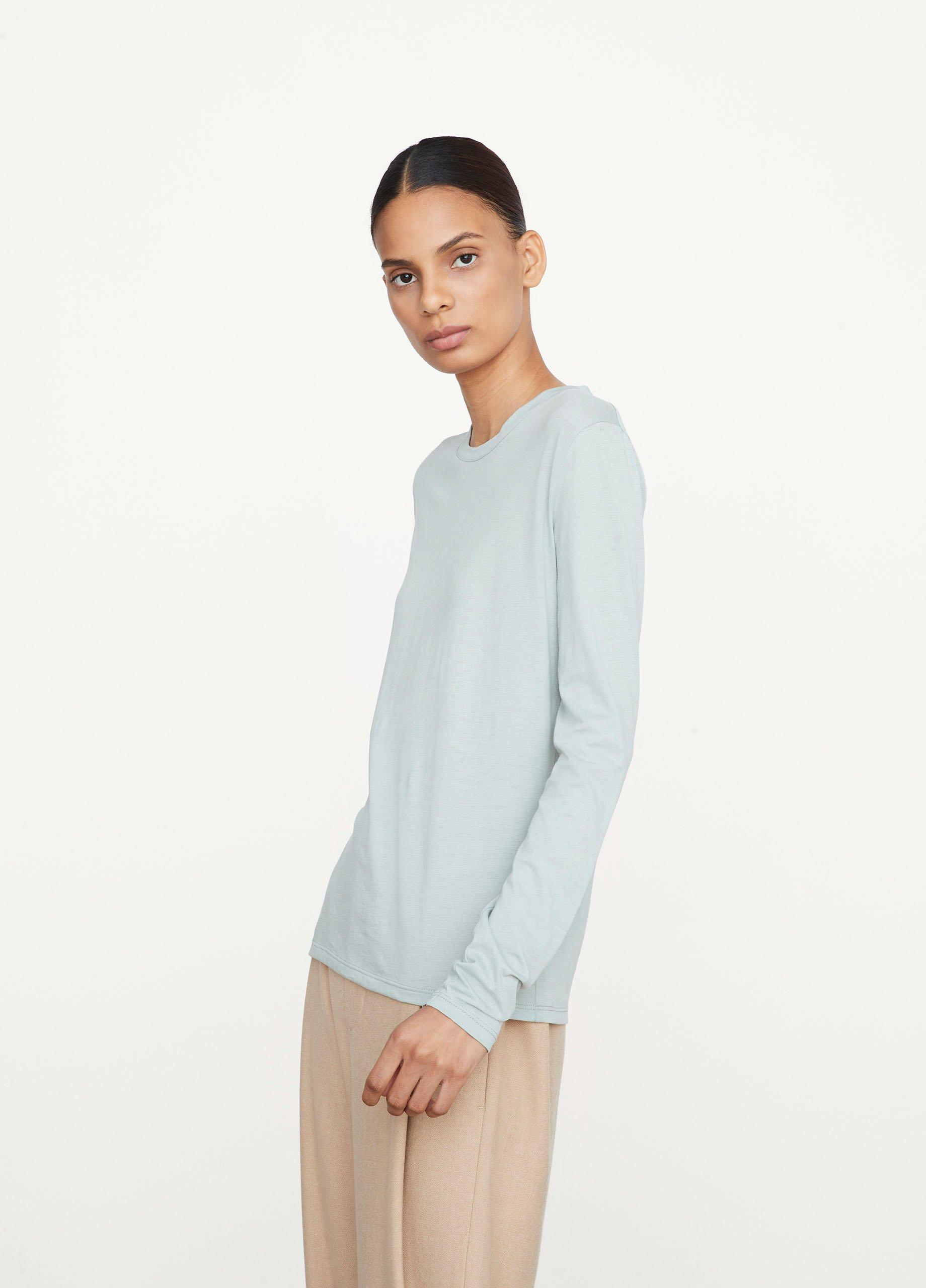 Essential Pima Cotton Long-Sleeve T-Shirt image number 2