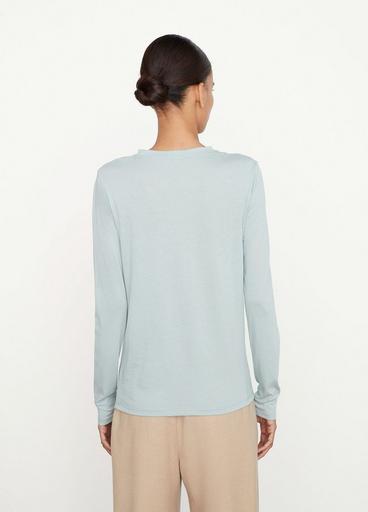 Essential Pima Cotton Long-Sleeve T-Shirt image number 3