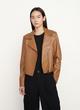Classic Leather Zip-Front Jacket image number 1
