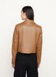 Classic Leather Zip-Front Jacket image number 3