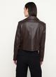 Classic Leather Zip Front Jacket image number 3