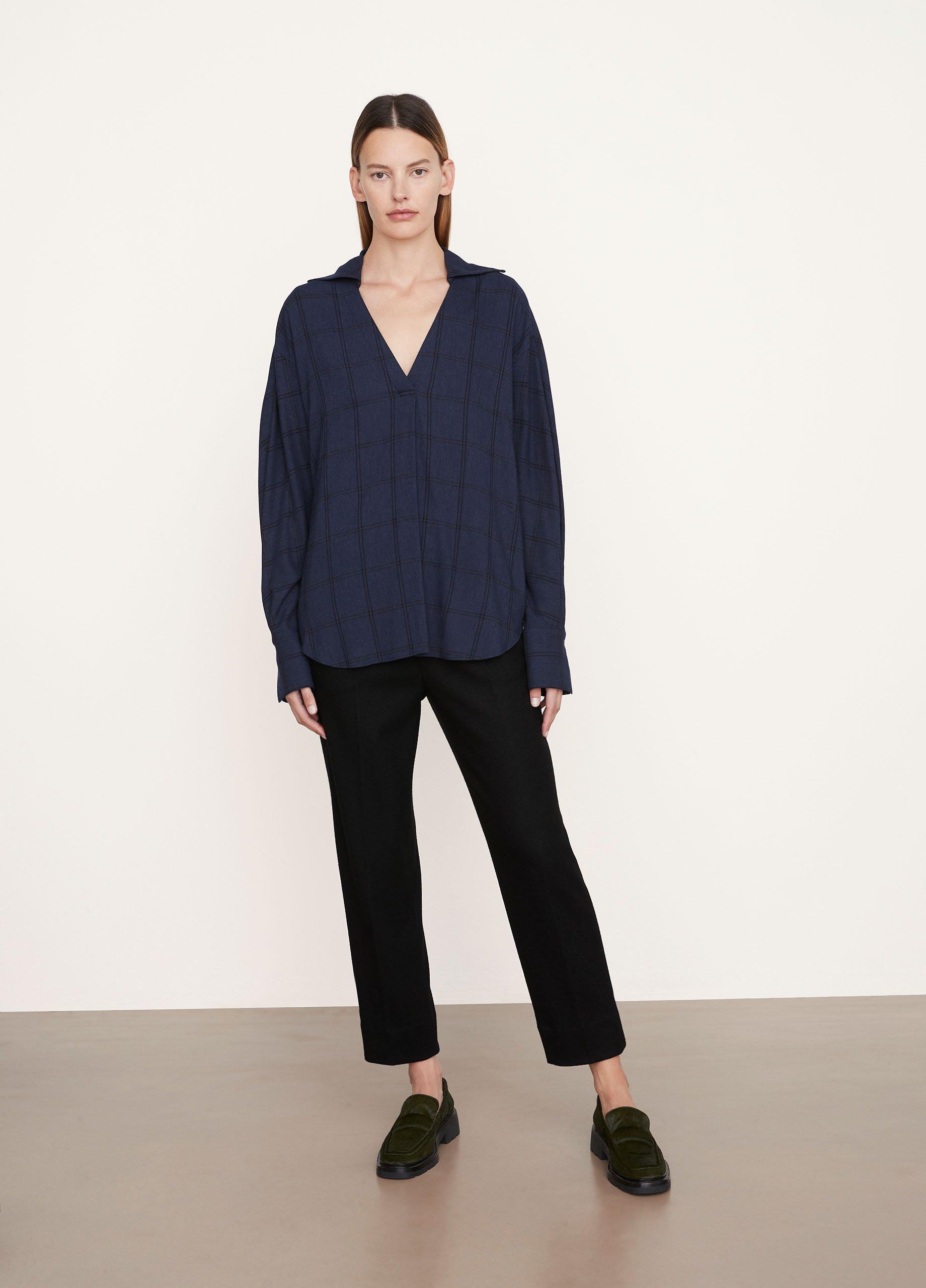 Long Sleeve V-Neck Blouse image number 0