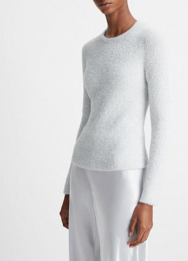 Metallic Eyelash Pullover Sweater image number 2
