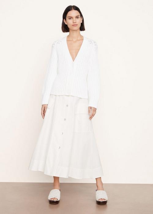Wave Ribbed Cardigan